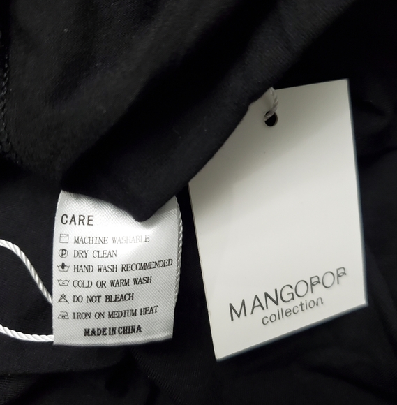 MANGOPOP Women's Mock Turtle Neck Long Sleeve Bodysuit. NEW! - Picture 4 of 9